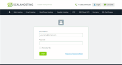 Desktop Screenshot of my.scalahosting.com