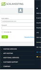 Mobile Screenshot of my.scalahosting.com